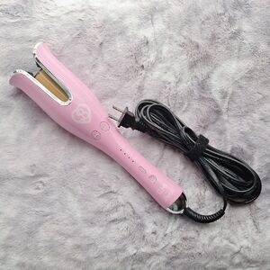 NWOT CHI X BARBIE Pink Rotating Hair Curler Limited Edition